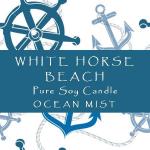 Soy candles with scents from the sea. Various beaches available.